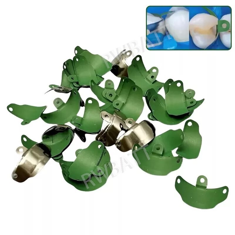 Dental Non-Stick Matrix Bands PTFE Coat Sectional Contoured Metal Matrices Band