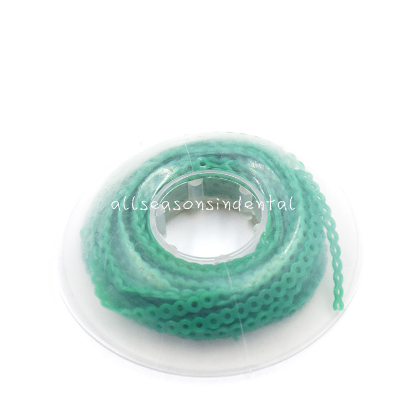 1 Pcs Dental Orthodontic Elastic Elastic Ultra Power Chain 44 Colors For Option