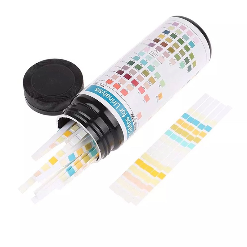 100pcs/Box Precise Urine Dipstick 10 Parameter Urinalysis Reagent Test Strips