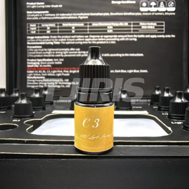 Dental Light Curing Stain Liquid Dentine Shade for Composite and Acrylic 3ml