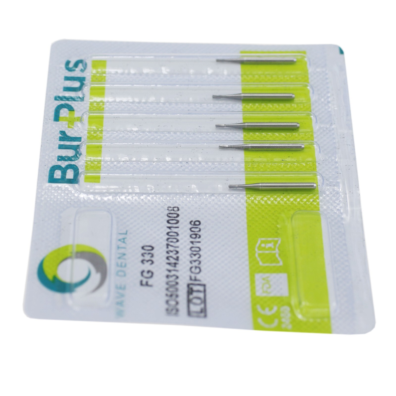 Wave Dental Carbide Burs FG 330 245 High Speed Pear Domed Fissure Friction Grip