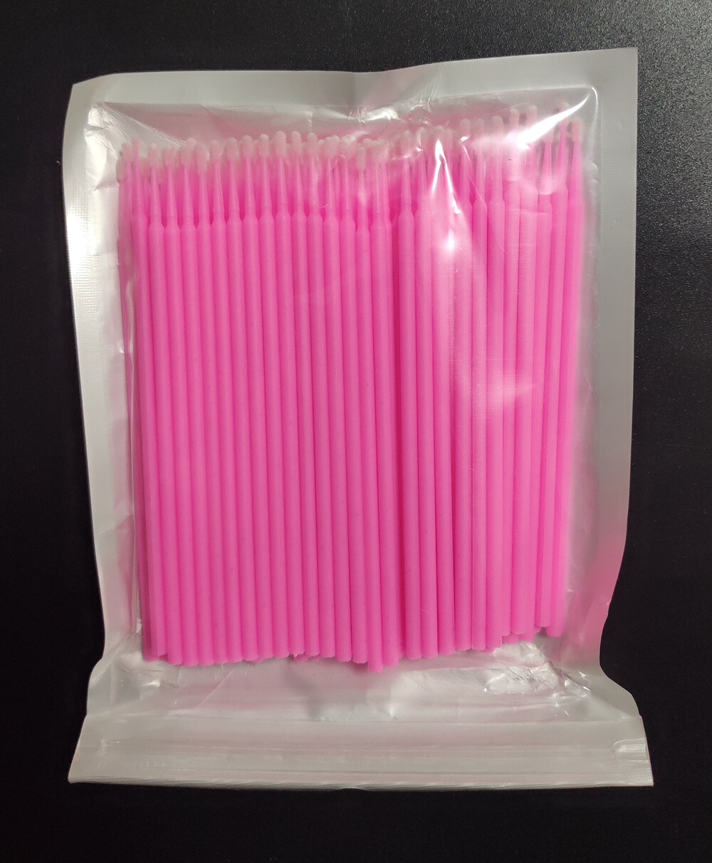 Dental Swabs Disposable Applicators Brush Stick Eyelash Extension Microbrush
