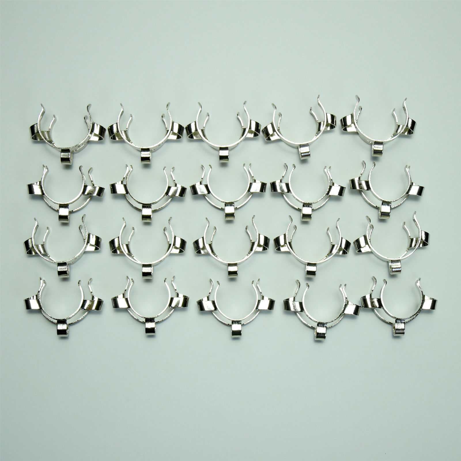20Pcs/Pack 24#,Stainles Steel Clip,Keck Clamp,24/29 & 24/40 Glass Ground Joint