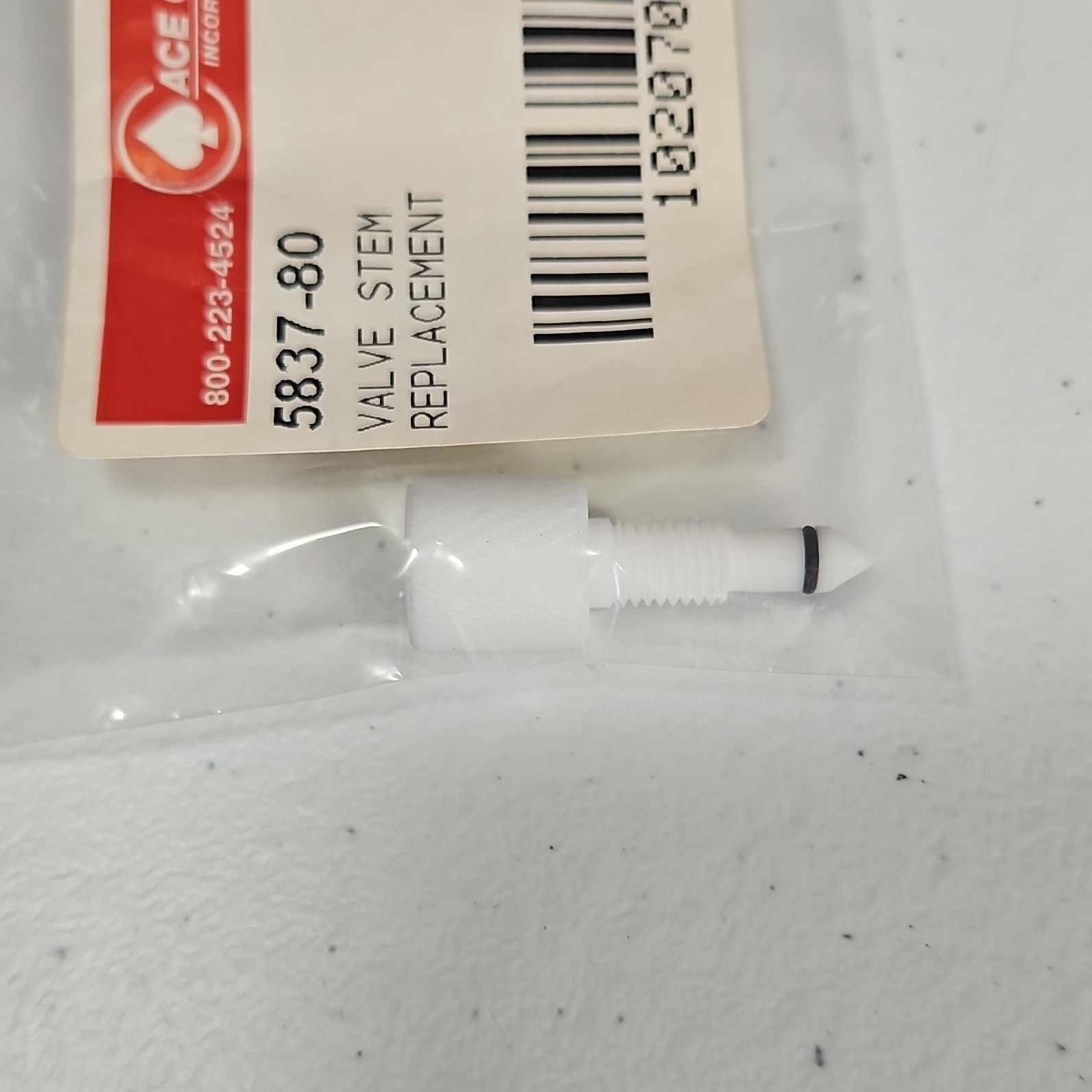 Ace Glass 5837-80 Valve Stem Replacement for Physical Laboratory