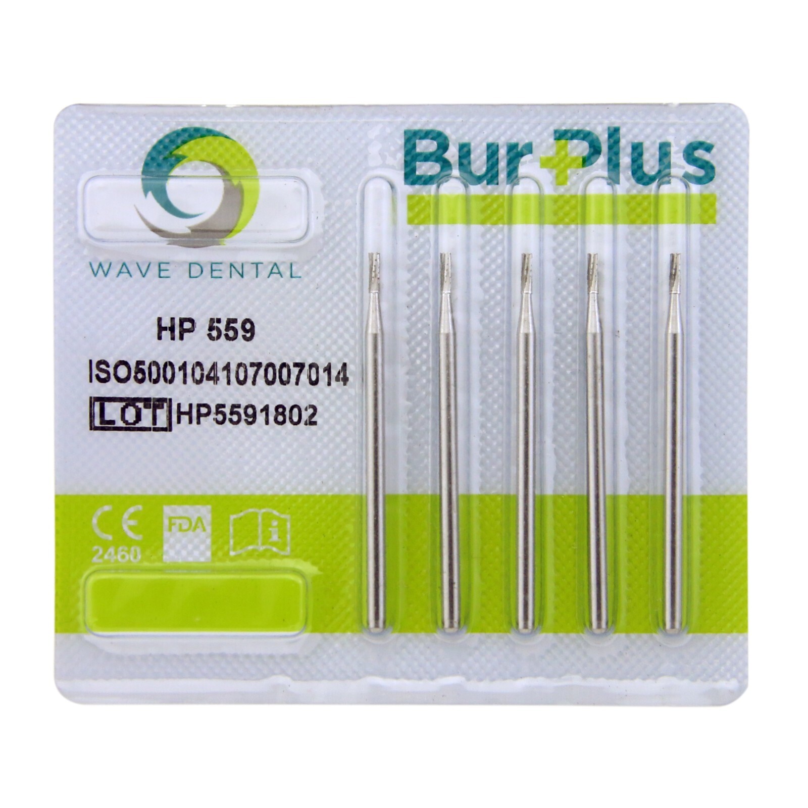 Wave Dental HP Long Shank 44.5mm Tungsten Carbide Bur Straight Handpiece Lab