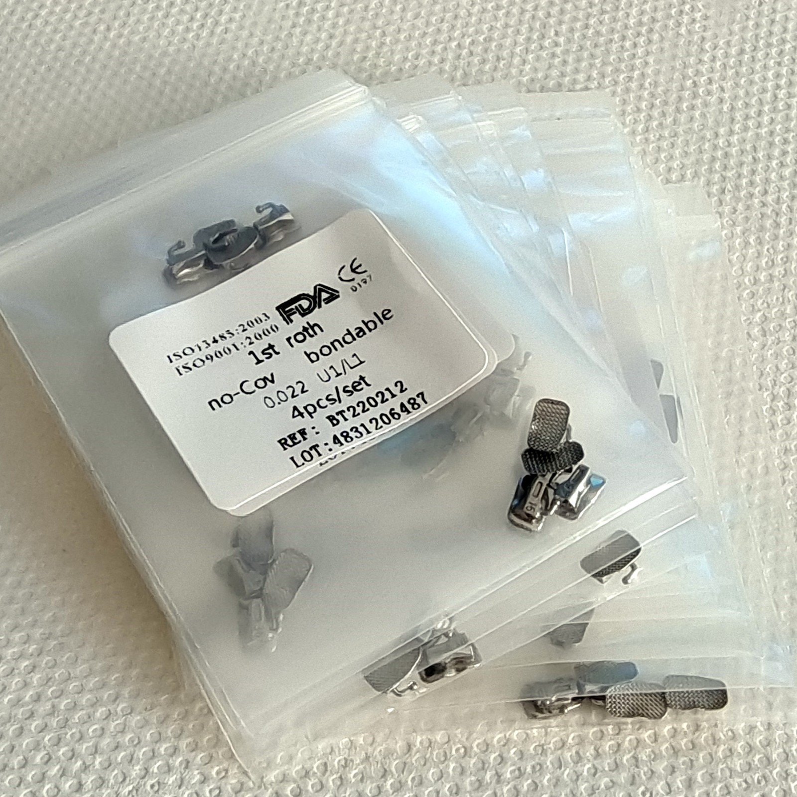 Dental Orthodontic Buccal Tubes 1st Molar Roth.022 Bondable Non-conv