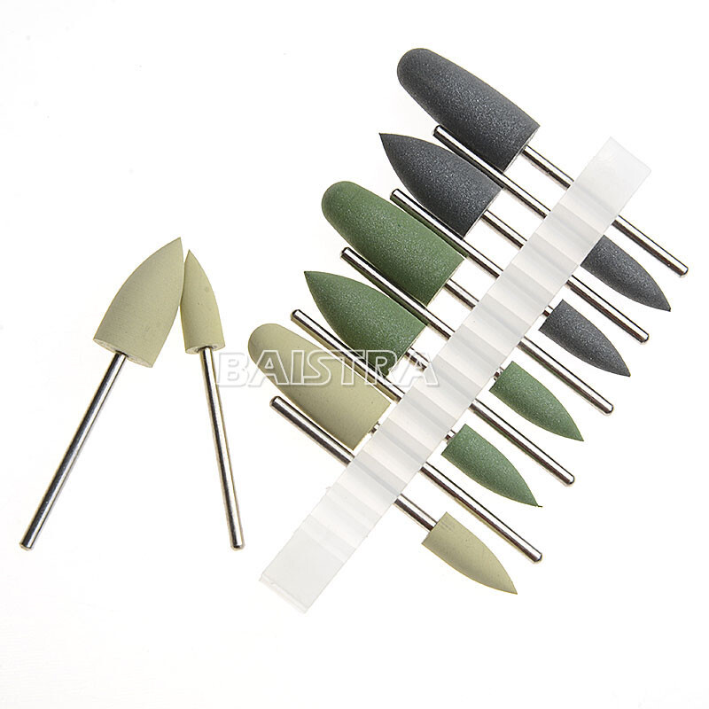 Dental Composite Polishing Kit Rubber Polisher Resin Base For Handpiece AZDENT