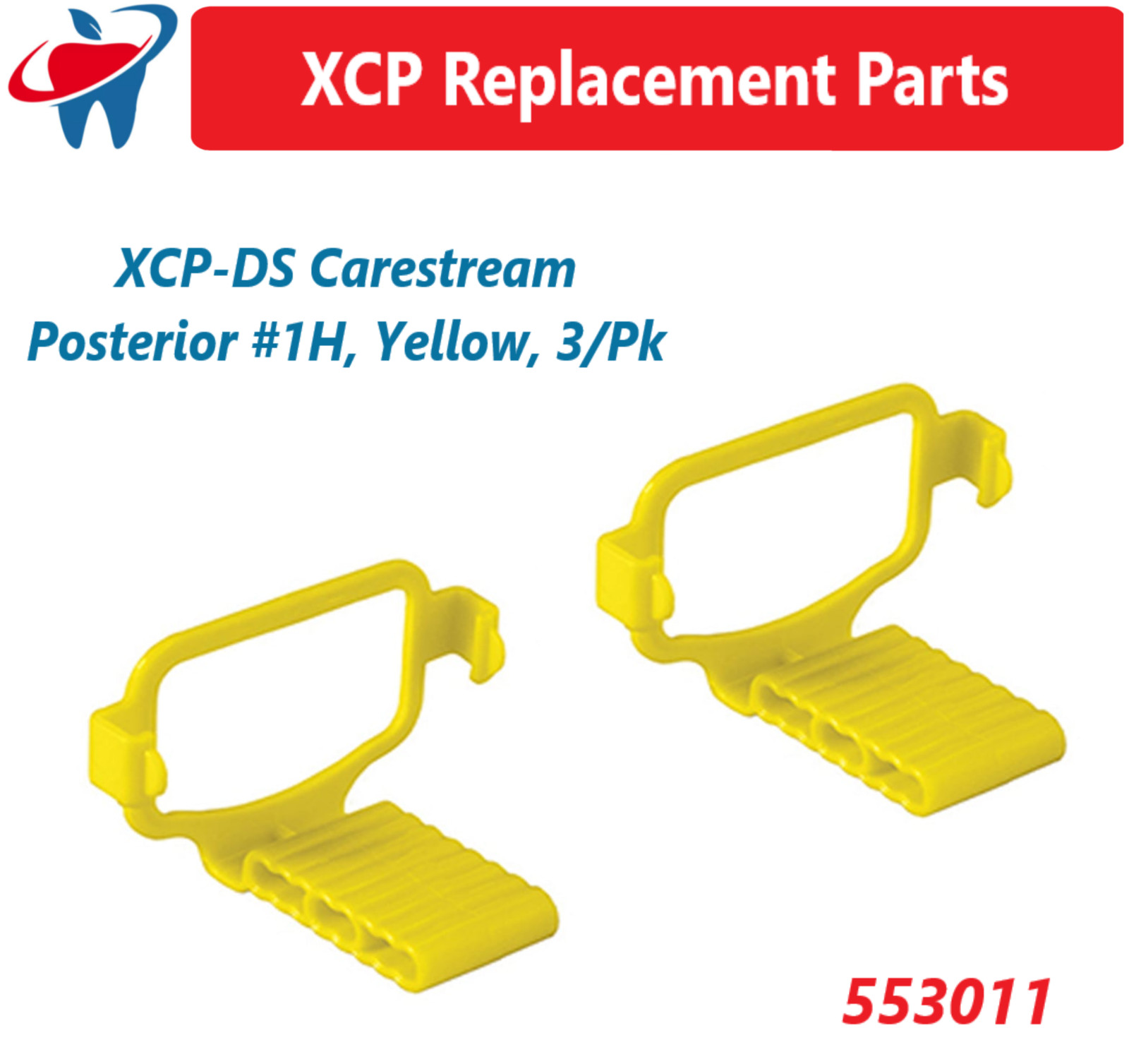 Dental X-Ray XCP-DS Carestream Kodak 6100 Kit Digital Sensor Holders, Arm, Rings