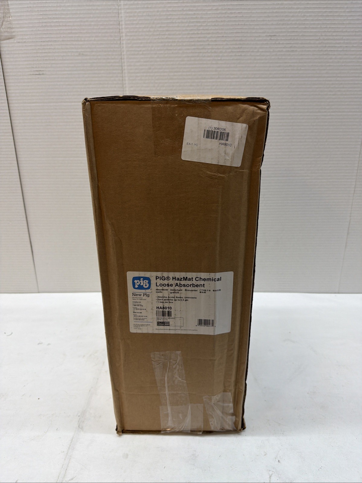 NEW PIG HMPLP HazMat Chemical loose absorbent HA8010
