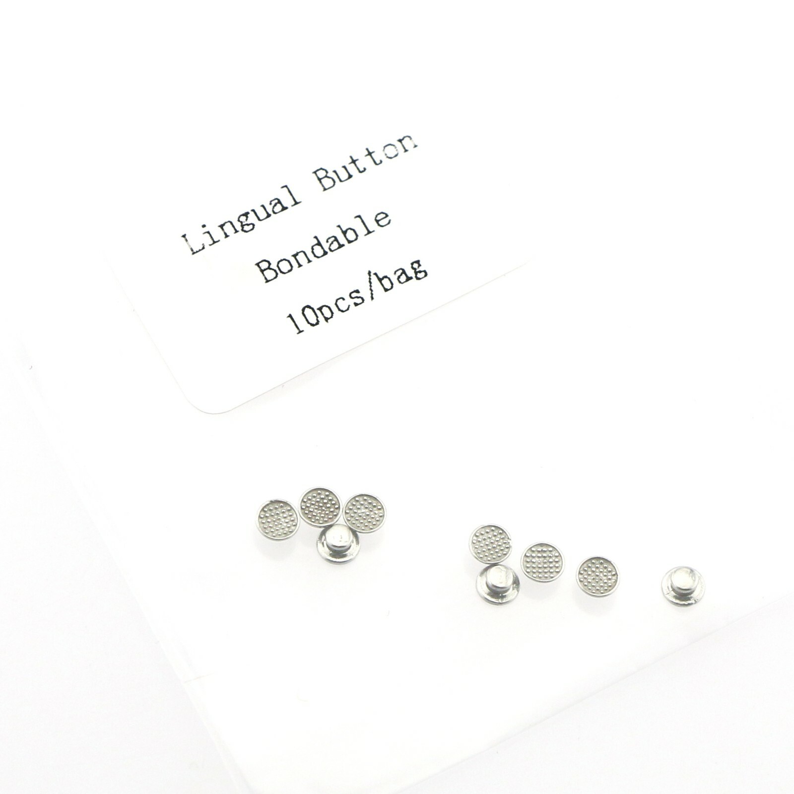 US 100Pcs Dental Orth Bite Turbos Openner Tongue Tamers Hinge Lingual Button