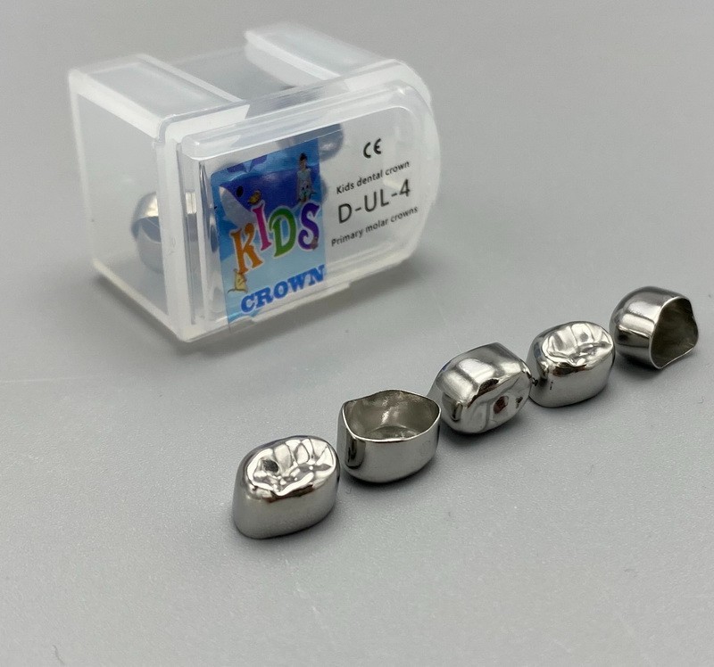 Dental Kids Crown stainless steel Primary Molar Pediatric Crowns Kit 48Sizes USA