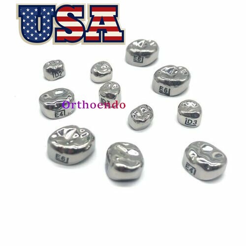 Dental Pediatric Crown Kids stainless steel molar crowns preformed Primary