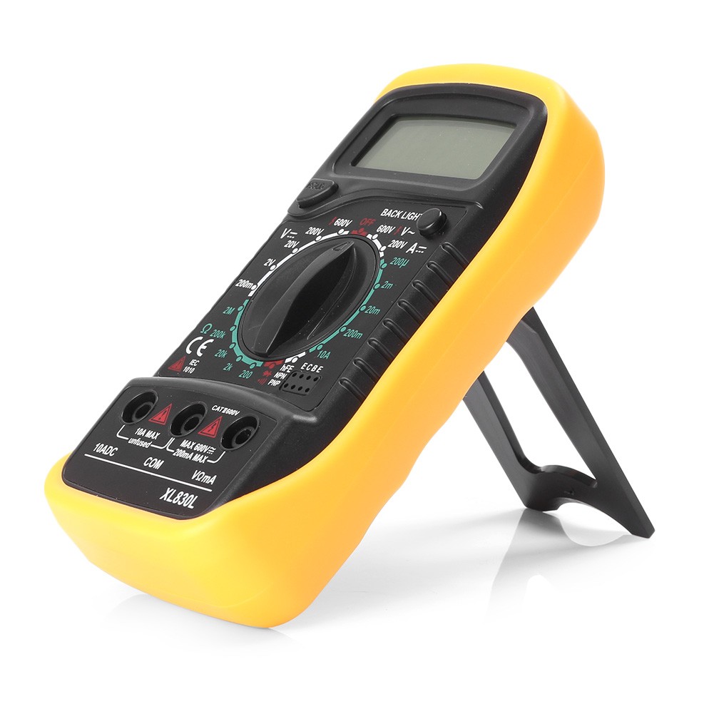 200/600V Digital Ohmmeter LCD Multimeter AC DC Voltmeter Ohmmeter Ammeter