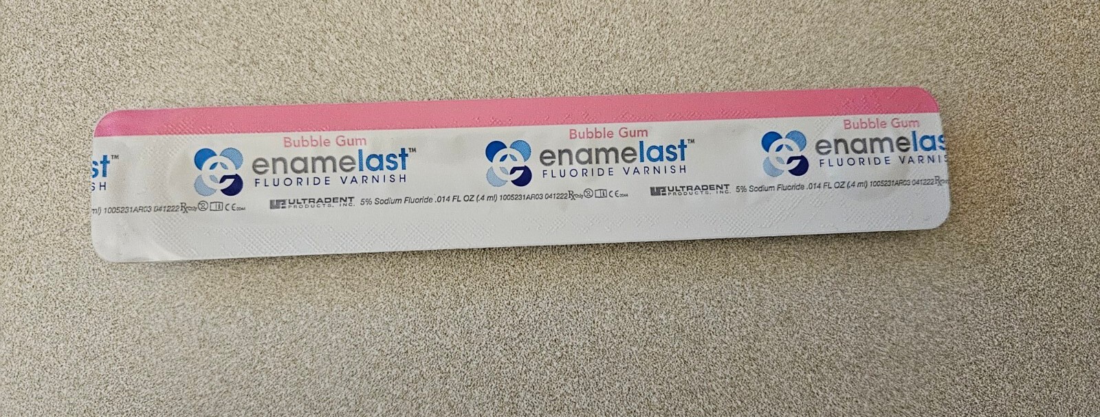 Enamelast Flouride Varnish Bubble Gum Flavor. Lot Of 10