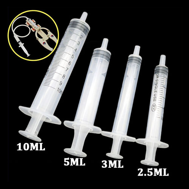 Reusable Small Plastic Hydroponics Nutrient Measuring Syringe 2.5ML 3ML 5ML 10ML