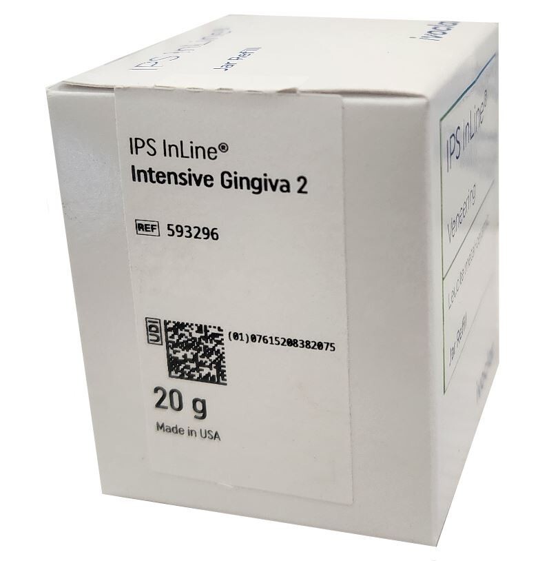*1-Pack* Ivoclar IPS InLine Intensive Gingiva 2 Powder 20g Refill 593296
