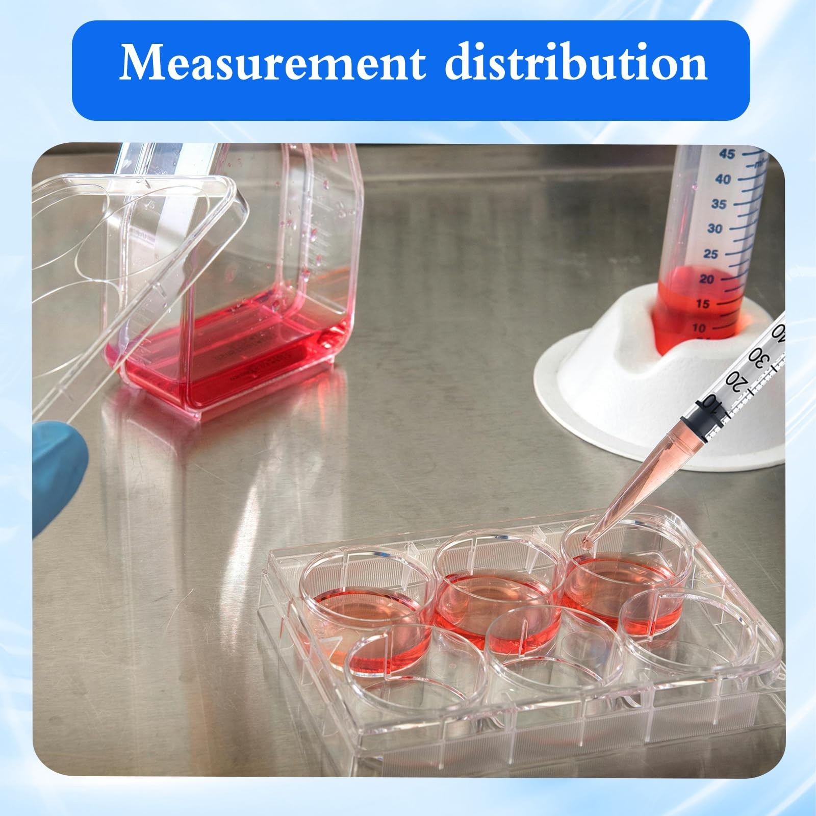 100 Pack 30G 5/16″ (8mm) Disposable Liquid Measurement Tools, 1cc, Individually