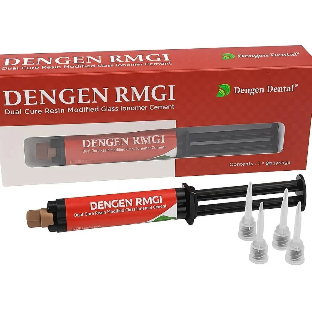 Dental RMGI A Dual Cure Resin Modified Glass Ionomer Luting Cement 9gm
