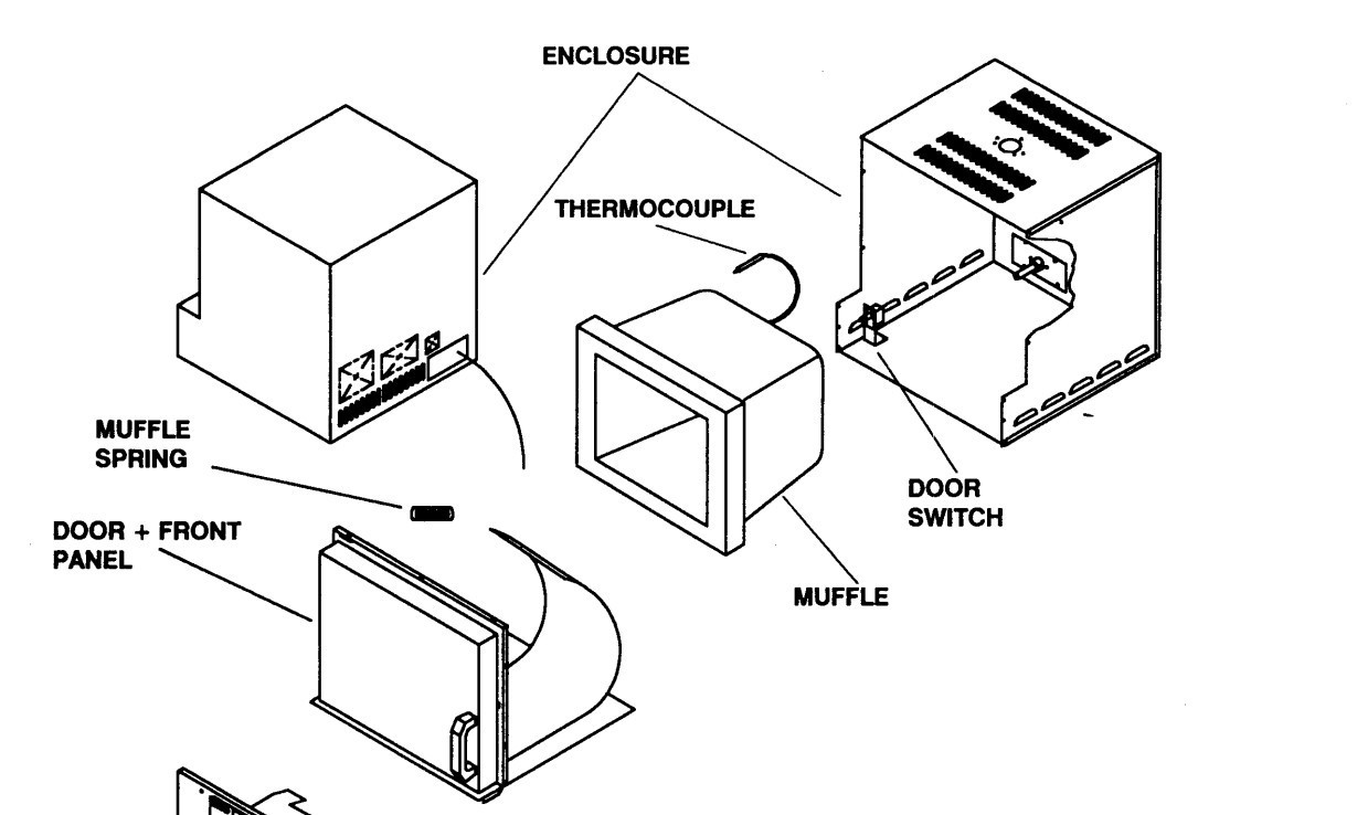 NEY LMF Series Furnace M525 Spare Muffle with elements 120Vac