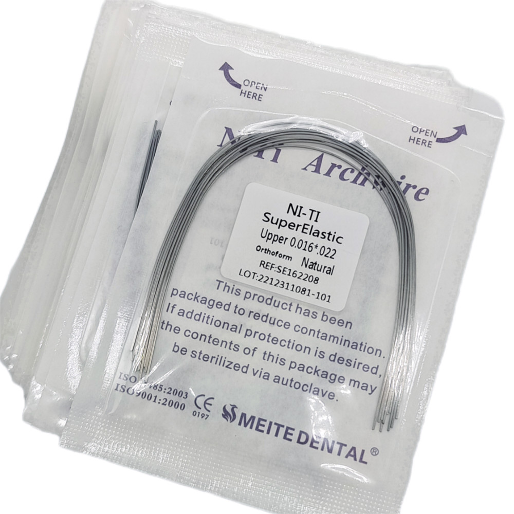 Dental Orthodontics Niti Rectangular Arch Wires Nature Form 10 pcs/pack