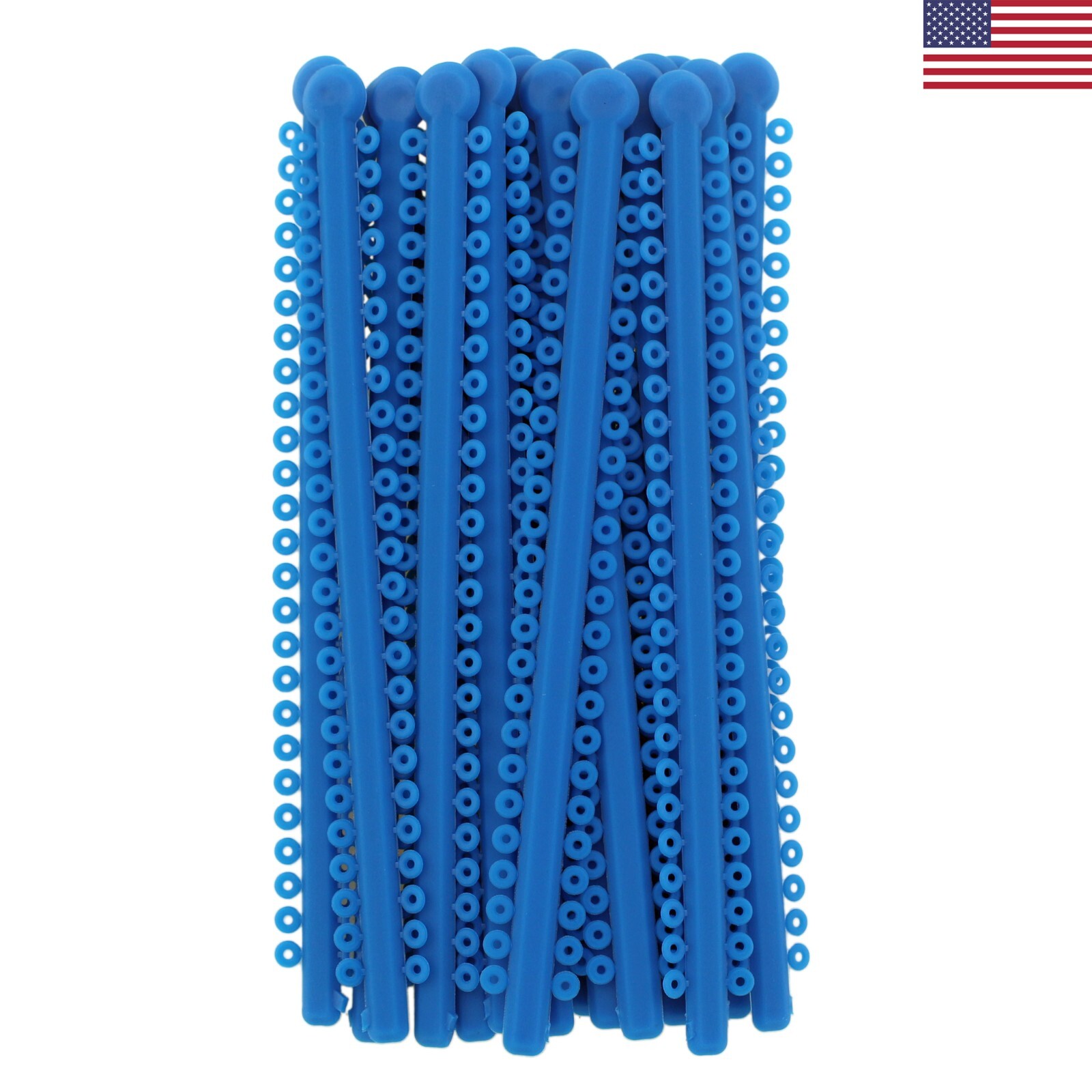 Dental Orthodontic Ligature Ties 1040 Pc Multi-Colors Super Elastic Rubber Bands