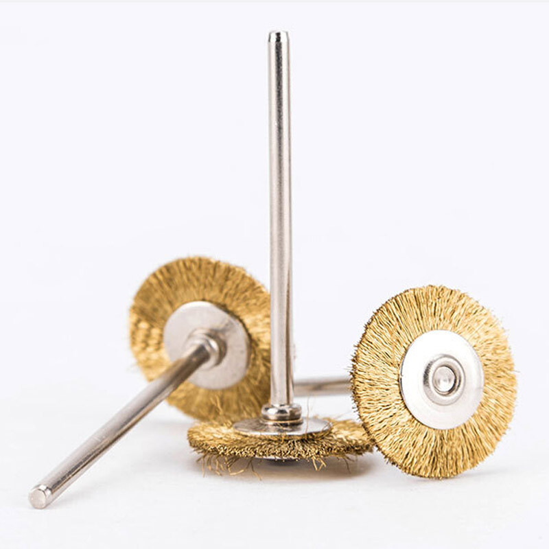 10PCS/Pack Copper Wire Polishing wheel In Dental Handpiece Accessories 2.35mm