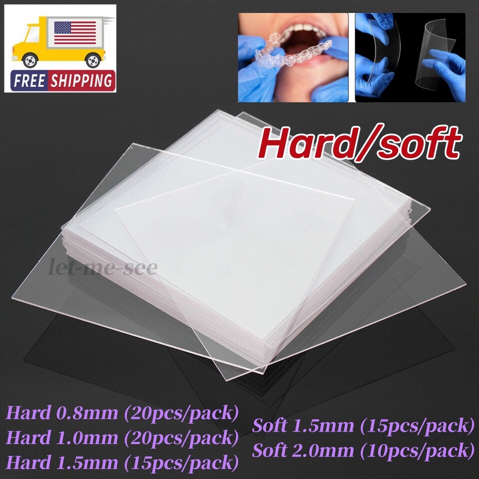 Dental Lab Orthodontic Splint Retainer Slice Vacuum Forming Sheet Soft Hard