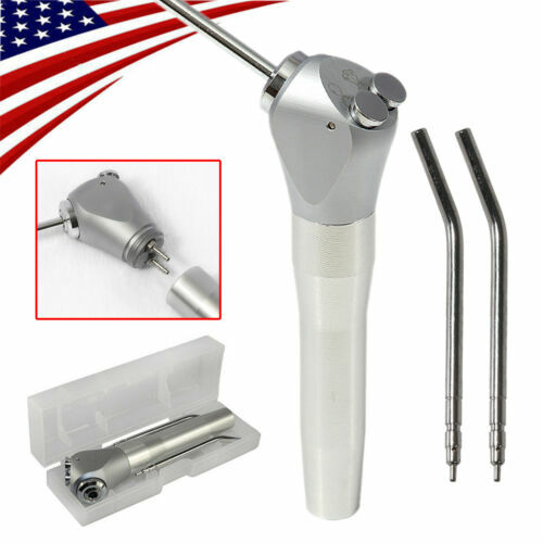 1-5Pcs Dental 3 Way Air Water Spray Triple Syringe Handpiece w/ 2 Nozzles Tips