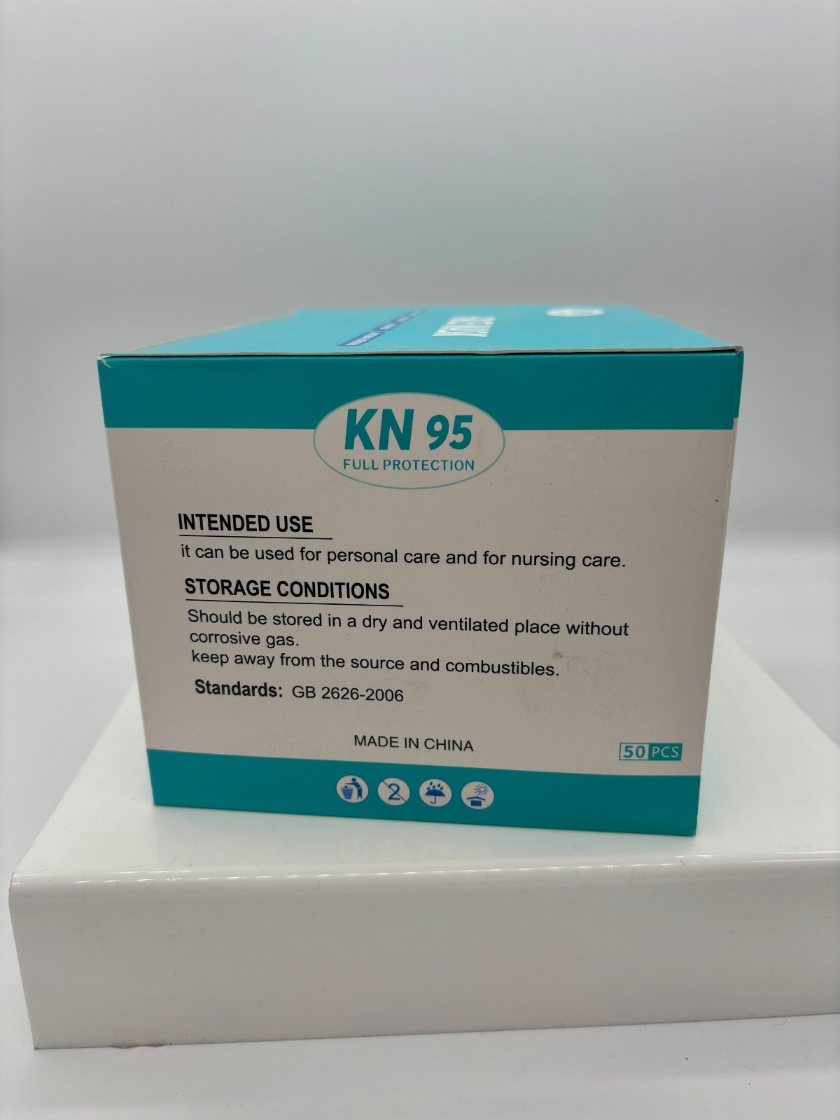 10/30/50/100 Pcs White KN95 Protective 5 Layer Face Mask Disposable Respirator