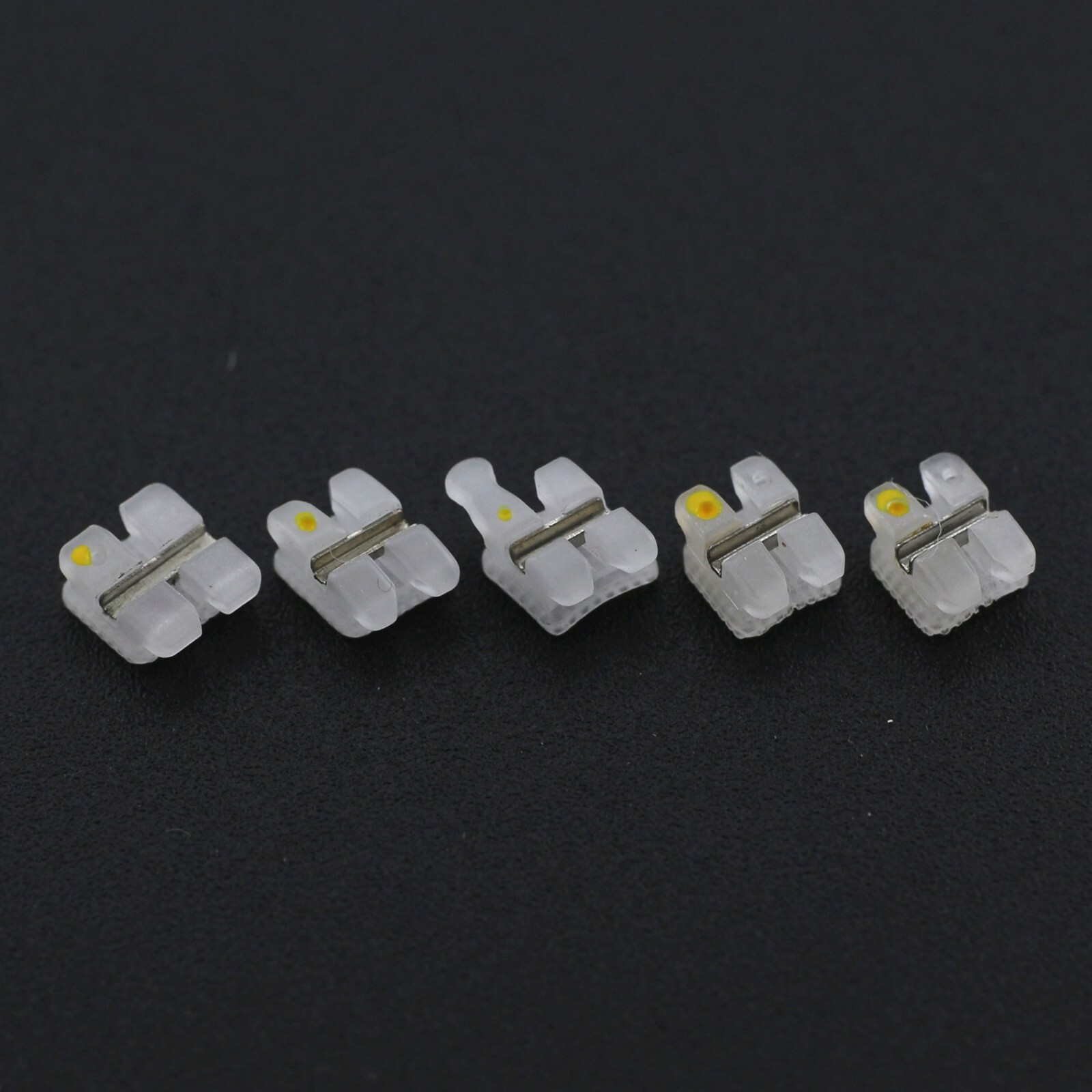 Orthodontic Bracket Ceramic Metal Slot Aesthetic Braces Roth 018 022 3M Clarity