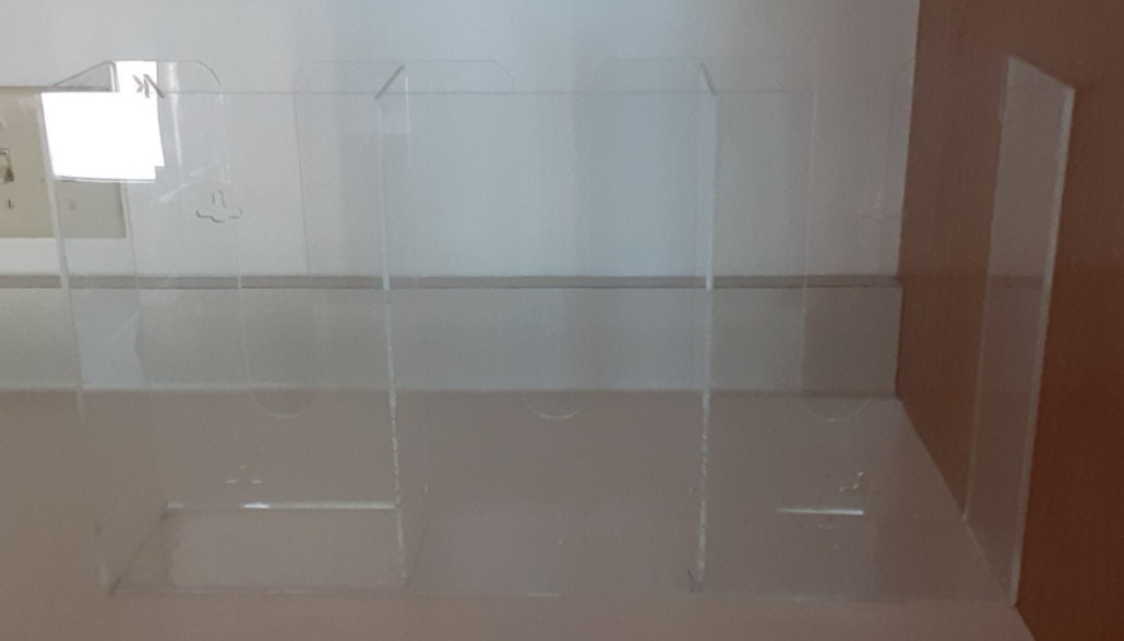 Triple Plastic Glove Box Holder Wall Mount Glove Dispenser – 20 x 11 x 4