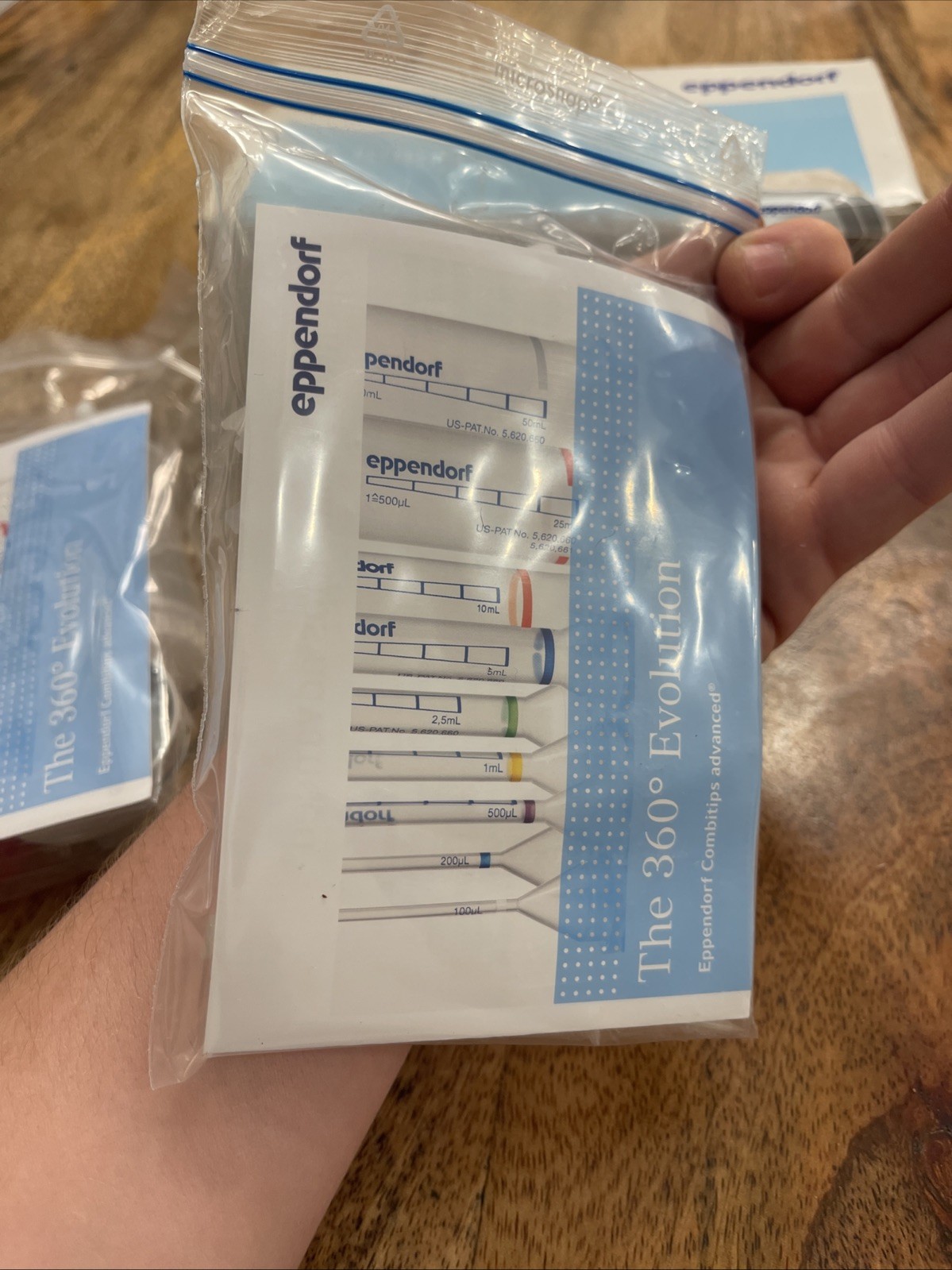 Eppendorf Combitips Advanced 0.1mL 10mL 25mL 50mL Pipette Tips Sterile Adapter