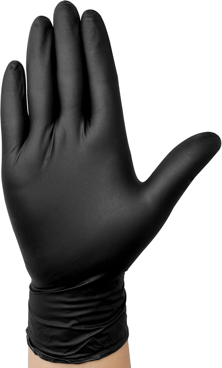 Titanflex Disposable Nitrile Exam Gloves, 6-Mil, Black, Heavy Duty, Latex Free,