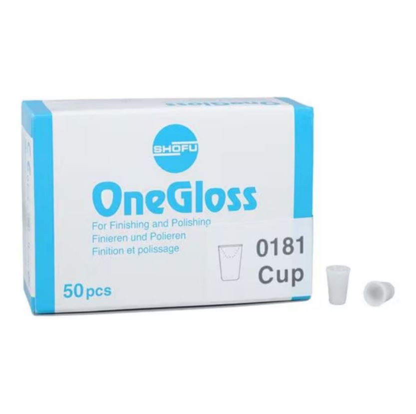 *50-Pieces* Shofu OneGloss Cup Refill For Finishing And Polishing 0181