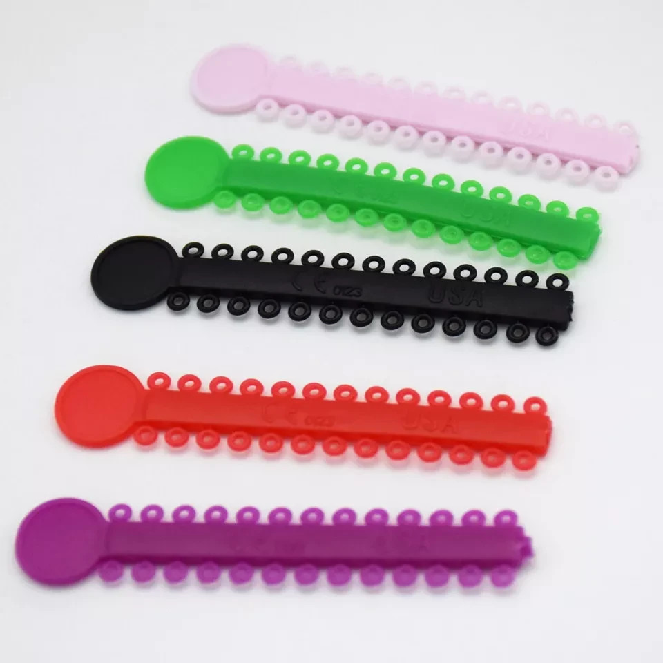 1040 Dental Orthodontic Ligature Tie Ligas De Para Bracket Ligaduras Elastomeric
