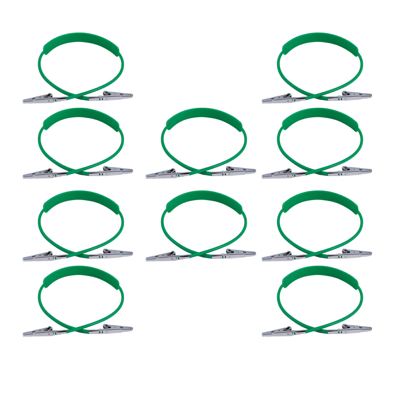 Dental Bib Clips Flexible Autoclavable Silicone Chain Patient Napkin Holder Clip