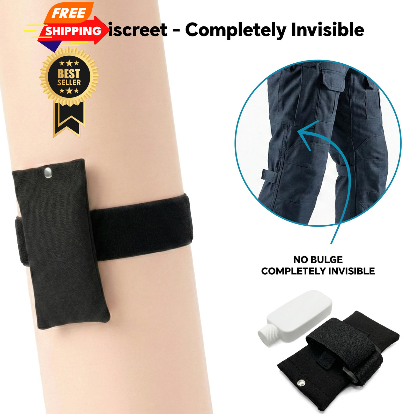 20 Pcs Urine Test Complete Kit – 10 Temperature Slim, White;black