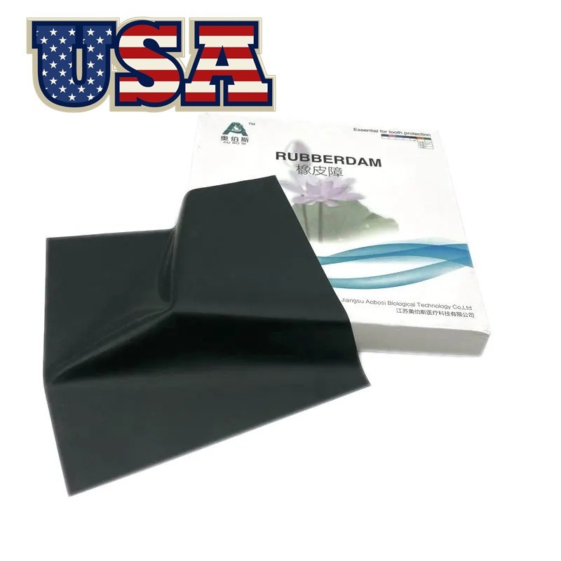 Dental Endodontic Rubber Dam Natural Latex Medium Adult Gauge 6″x6″ 36 Sheets