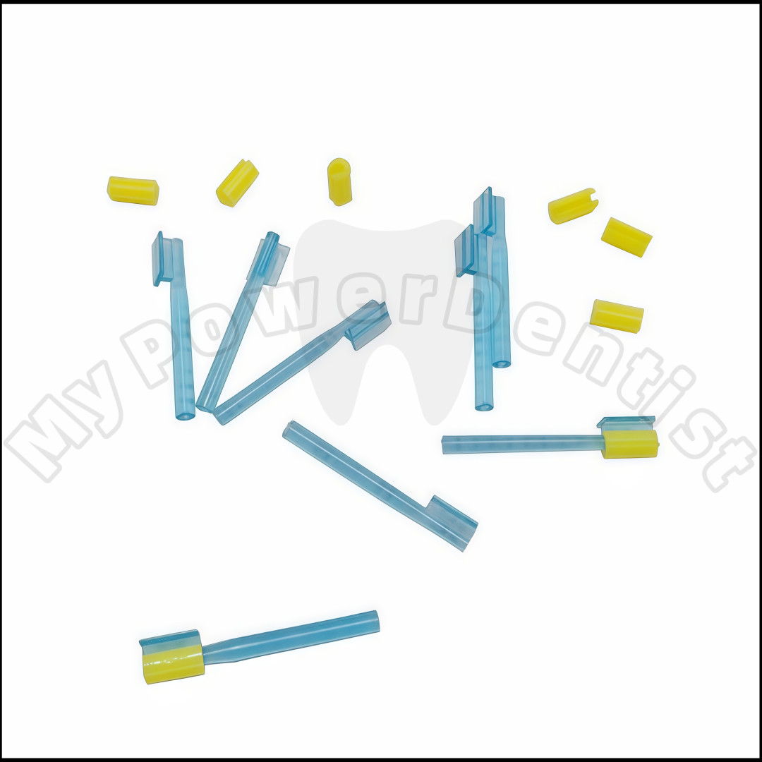 20Pcs Dental Hader Bar Rider Yellow Denture Bar Attachments Retention Riders US