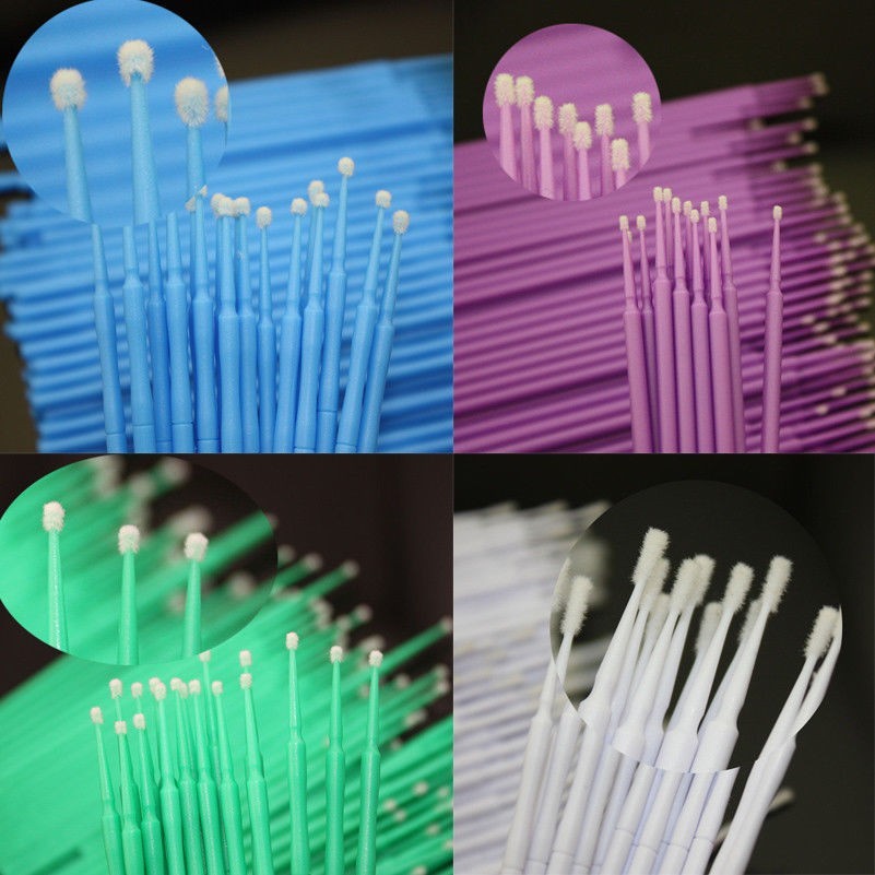 Microbrush Micro Brush Applicator Tips Regular Medium Fine Super Fine Dental