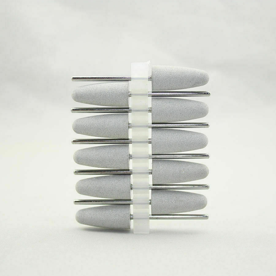 50 Pcs Dental 2.35mm Lab Silicone Rubber Polishing Burs Shank Polishers Diamond