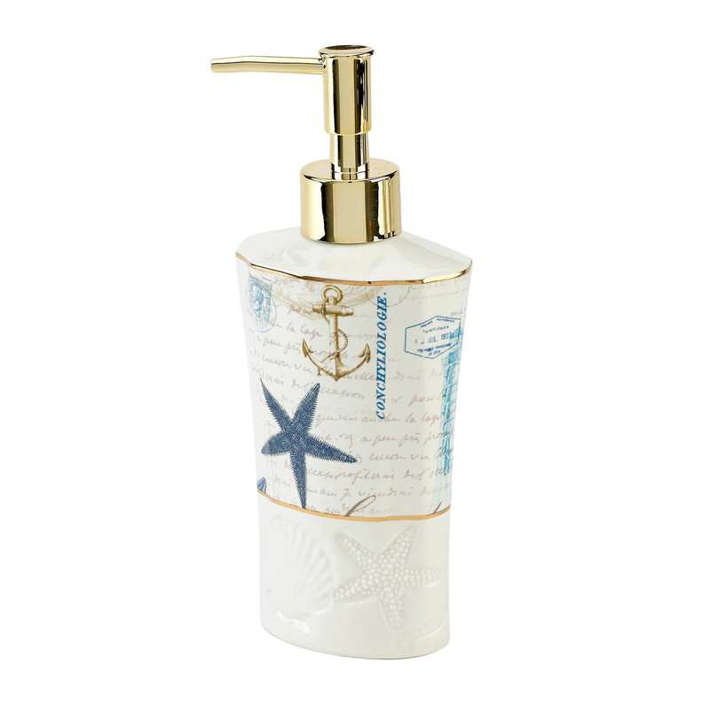 Avanti Linens – Lotion Pump/Soap Dispenser Guest Bathroom Essentials Nautical