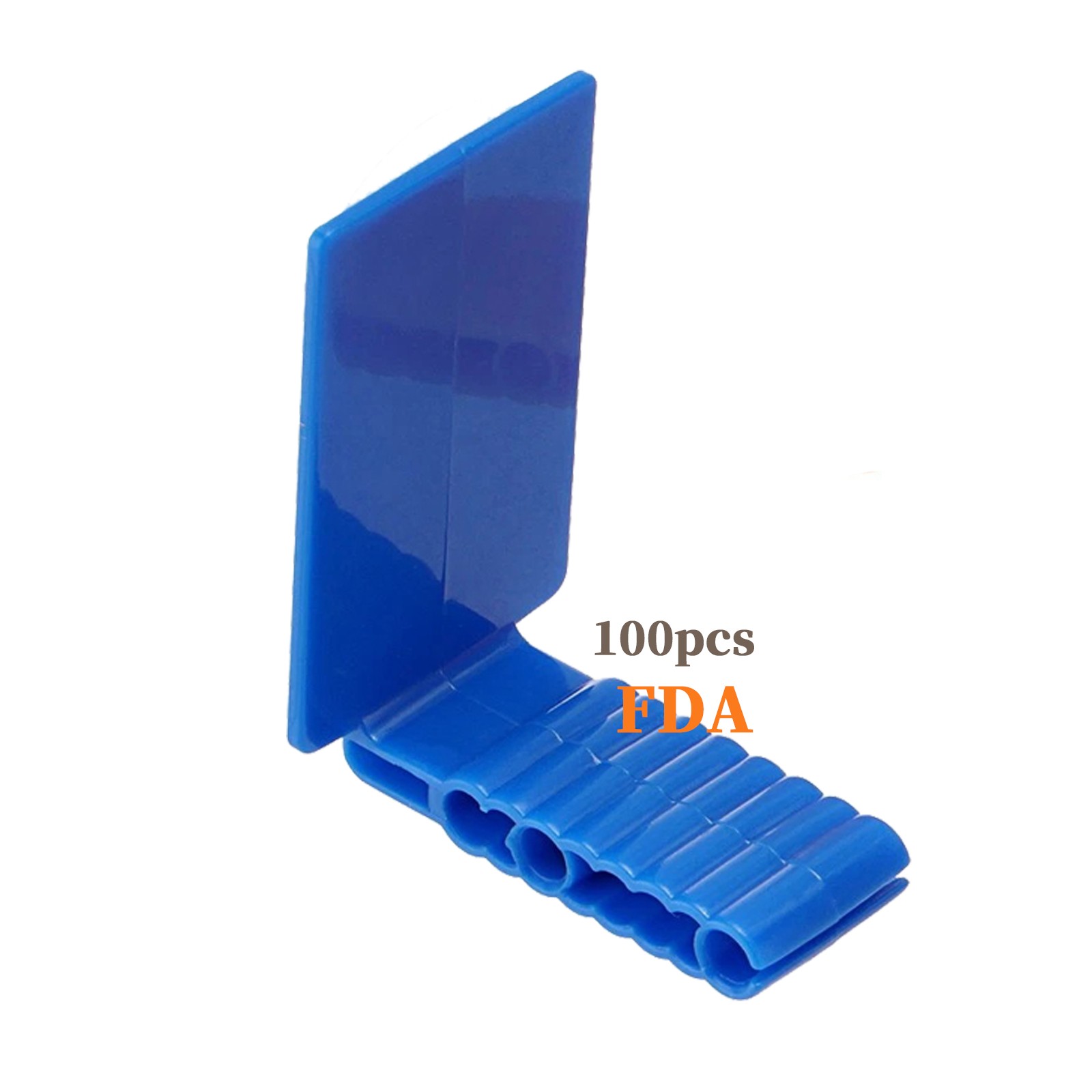100 Dental Sensor Holder self-adhesive Digital X-ray Sensor Holder Anterior Blue