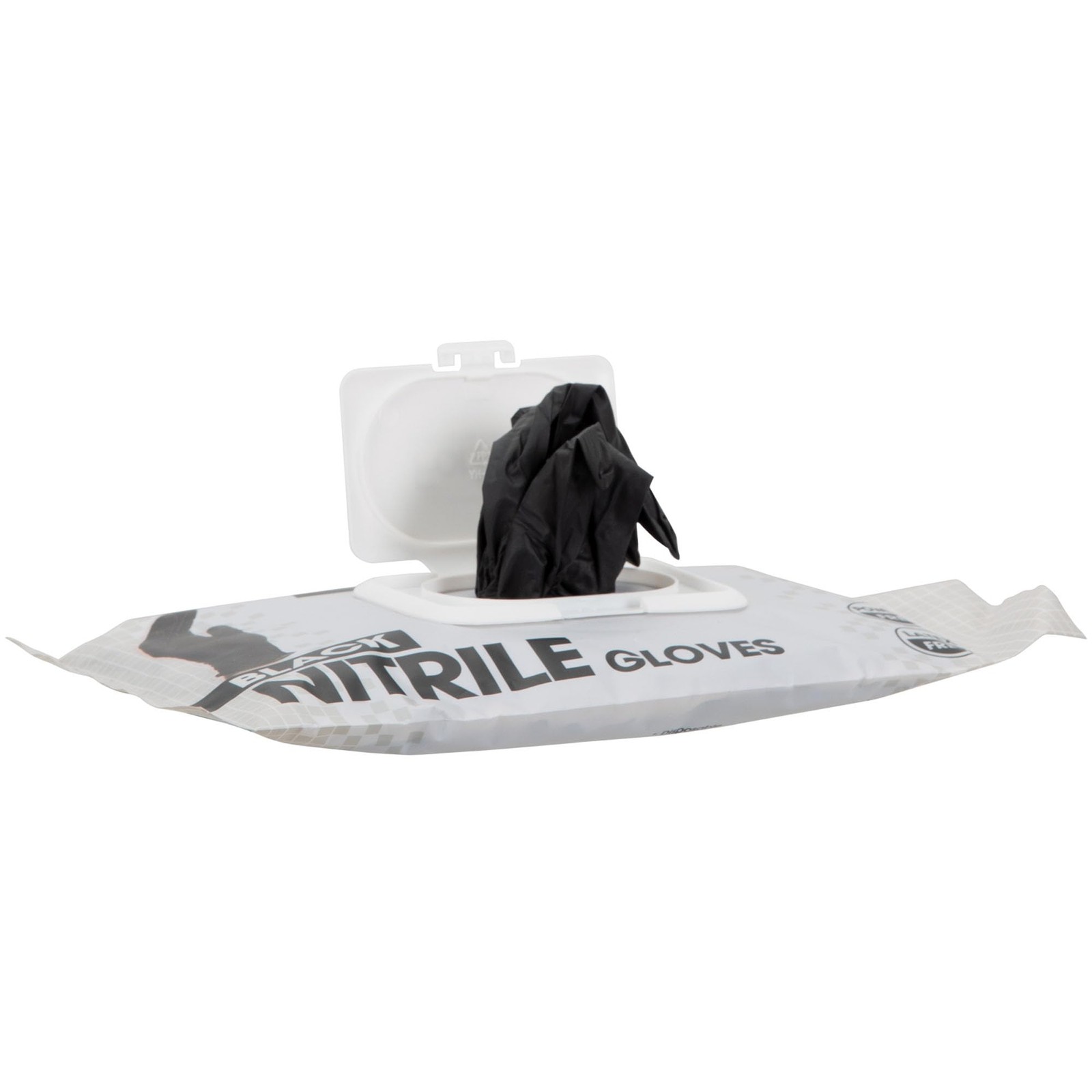 X Large Black Nitrile Gloves 30 Count Disposable Food Safe Chemical Resistant