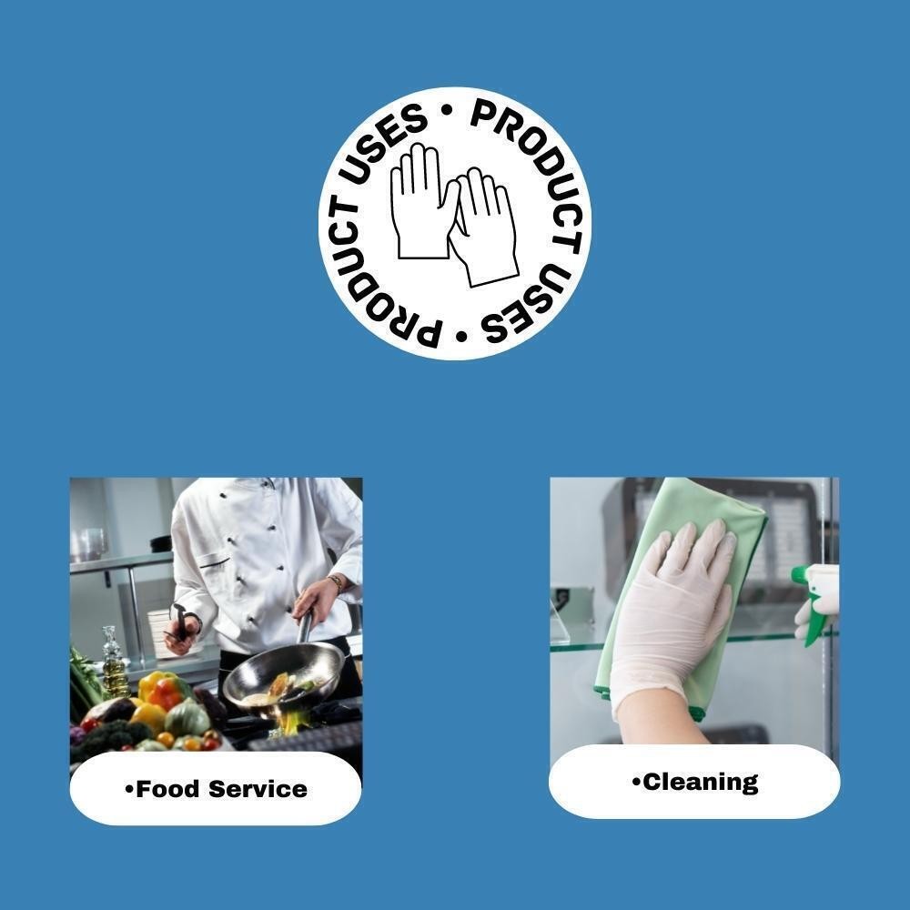 Disposable HDPE Food Service Gloves, Powder Free, 1.5 Mil, Choose: Size | Pack