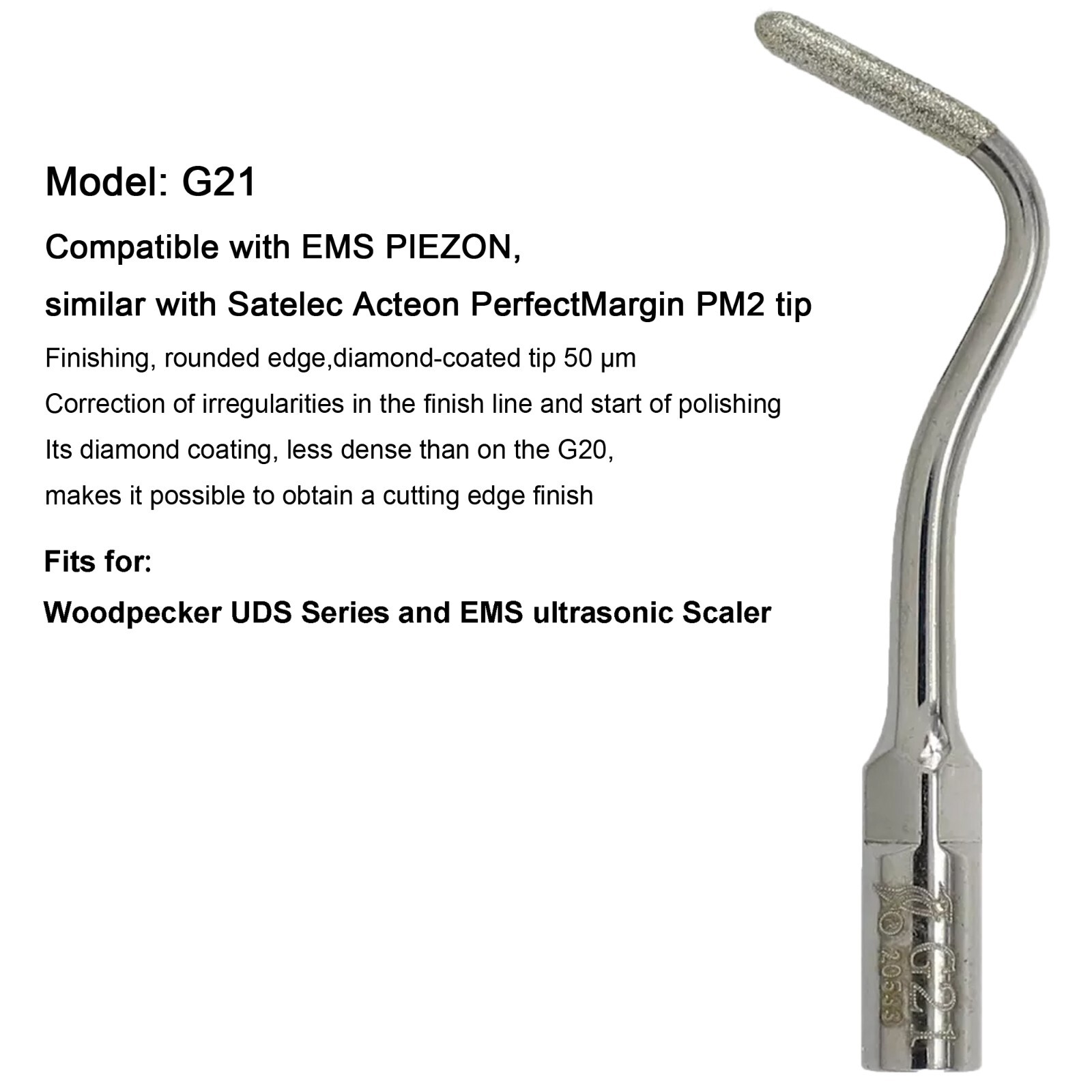 Woodpecker Dental Ultrasonic Scaler Tips Perio Endo for EMS Acteon Satelec NSK