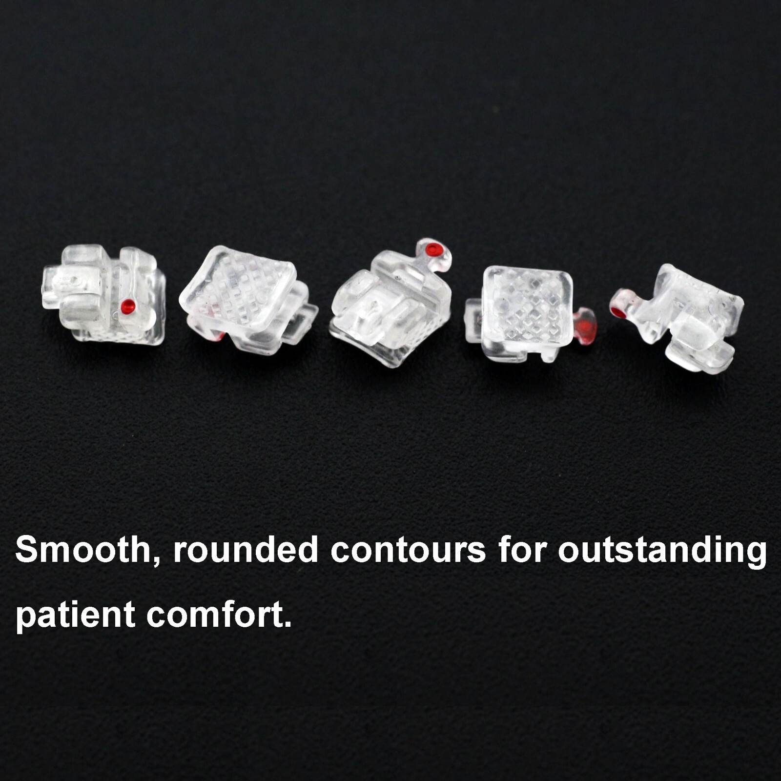 Dental Brackets Orthodontic Self Ligating Braces Metal Ceramic Roth MBT 022 345