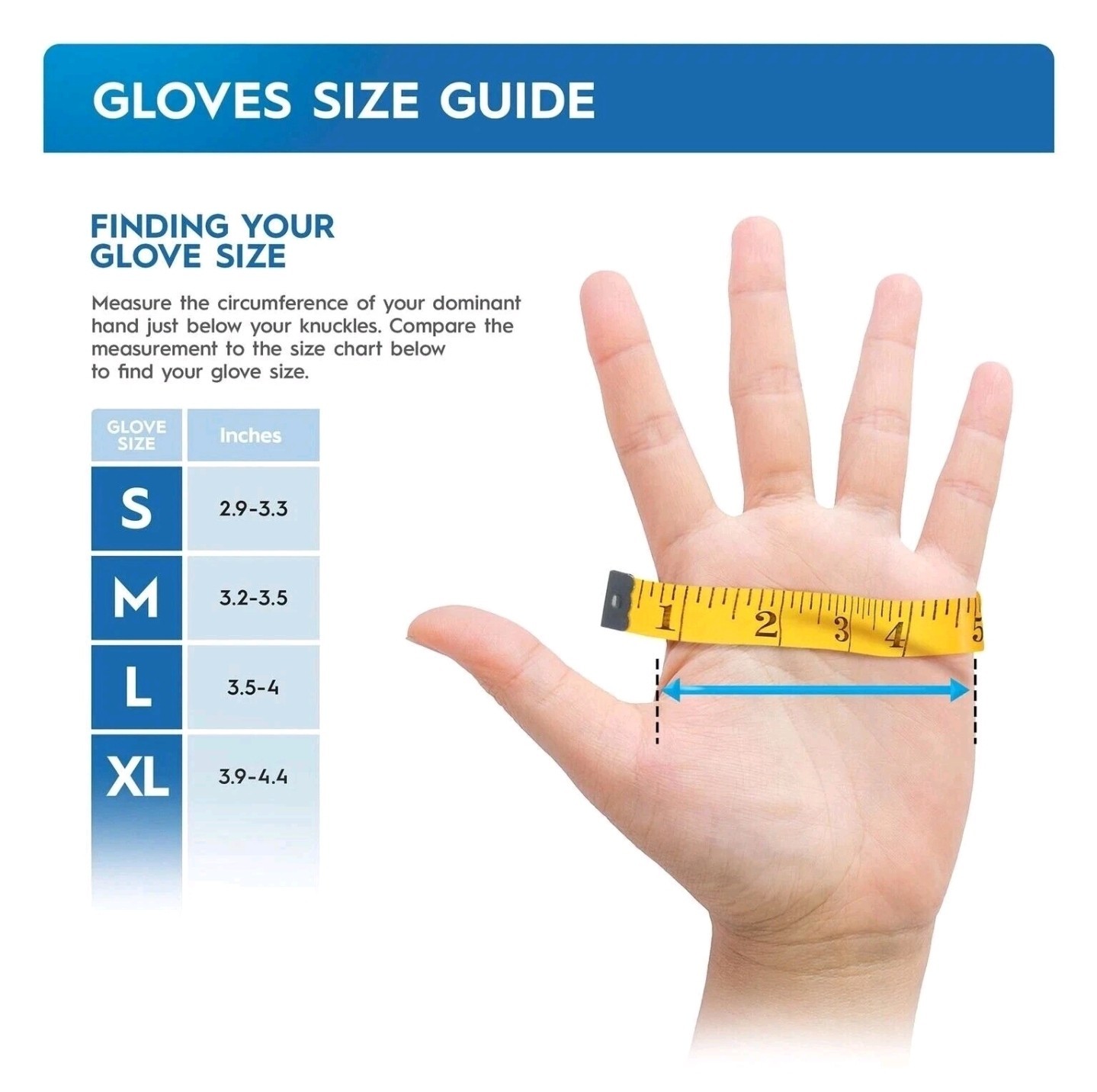KINGFA Medical Powder Free Nitrile Examination Gloves Medium for Healthcare