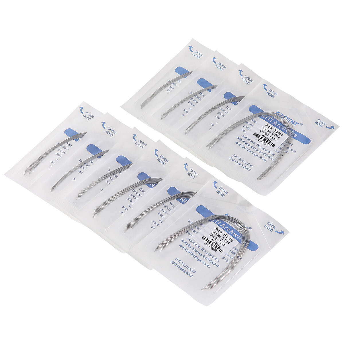 AZDENT Dental Orthodontic Super Elastic NITI Arch Wire Round Ovoid/Square/Nature
