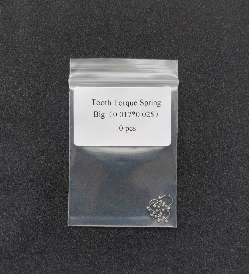 10Pcs/Bag Dental Orthodontic Anterior Teeth Torque Wire Spring Rectangular
